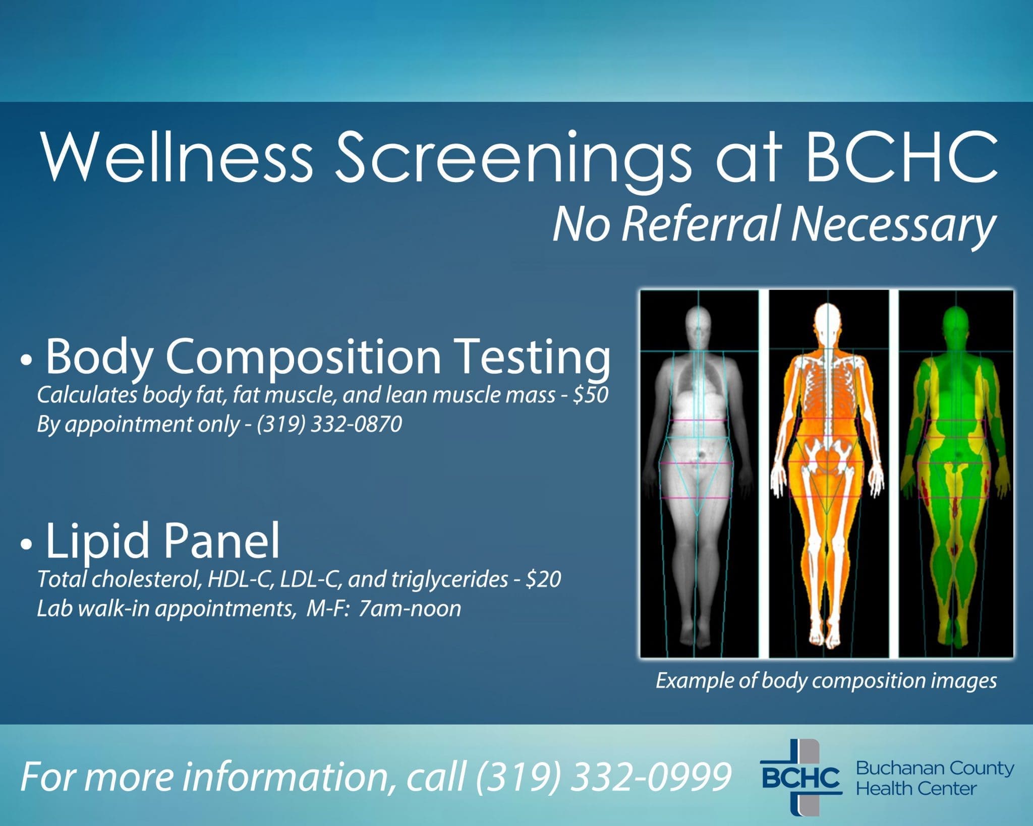 hc Body Composition General Health Screening Buchanan County Health Center