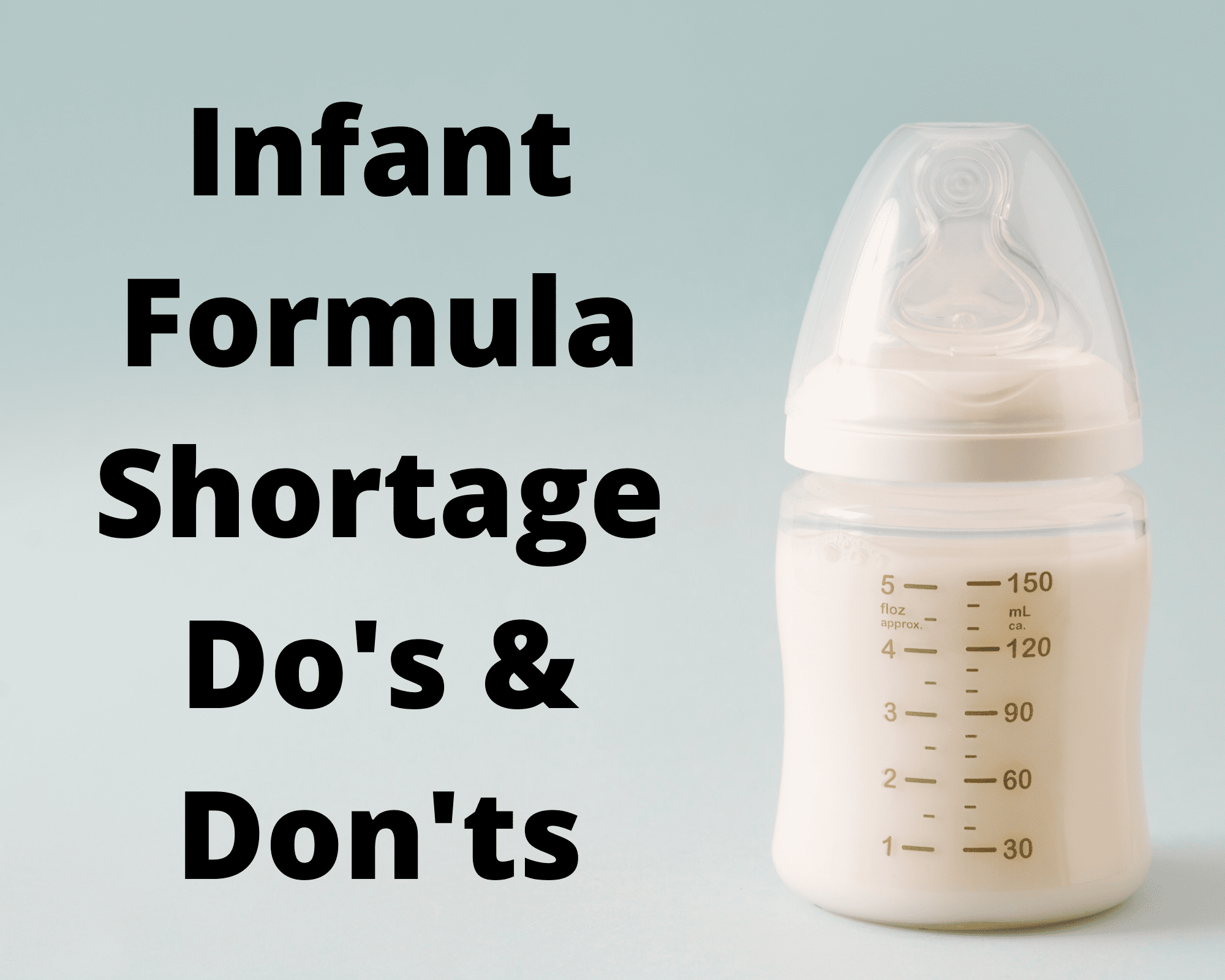 Infant Formula Shortage Resources