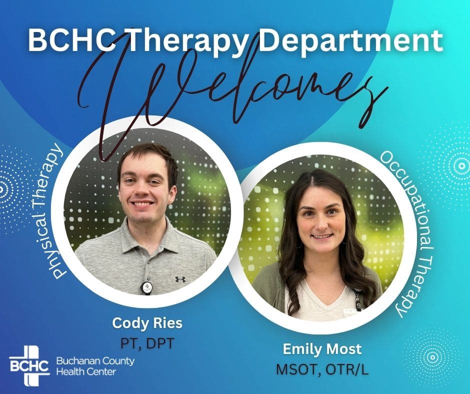 BCHC Welcomes New Physical Therapist & Occupational Therapist – Expanding local access to therapy and rehabilitation