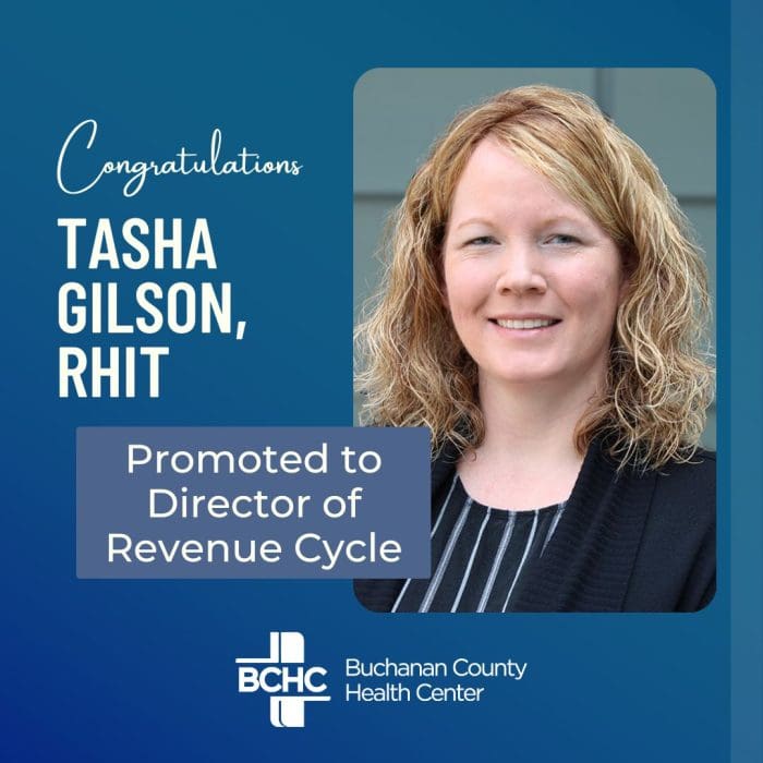 BCHC Promotes Tasha Gilson to Position of Director of Revenue Cycle