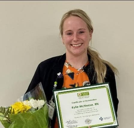 BCHC Awards Kylie McNeese, RN with The DAISY Award® for Extraordinary Nurses