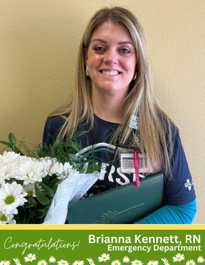 Brianna Kennett, RN Honored with The DAISY Award
